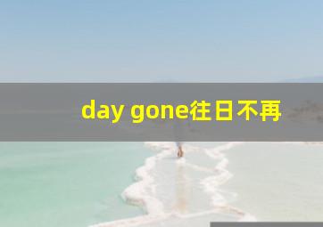 day gone往日不再